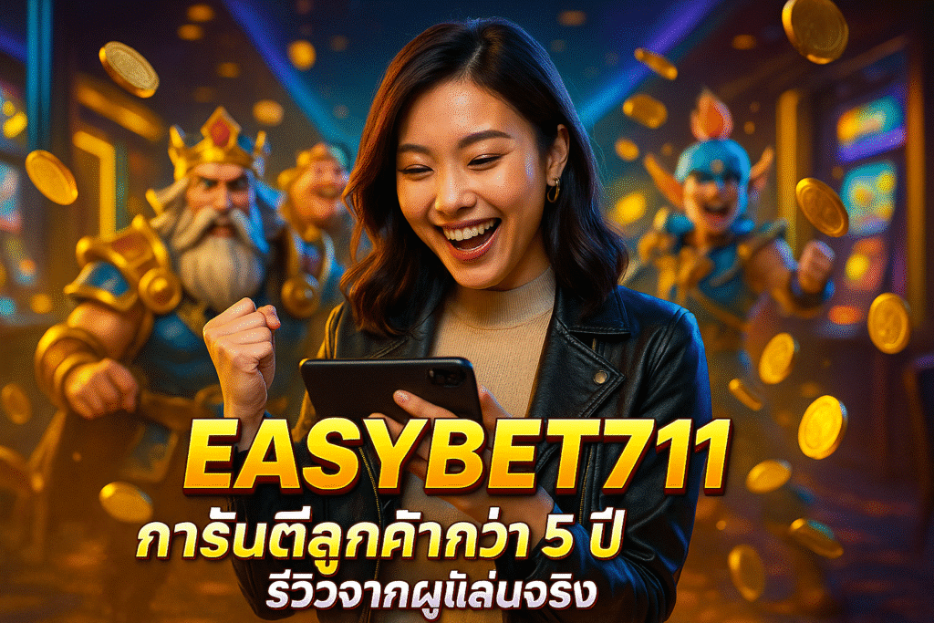 EASYBET711 การันตีลูกค้ากว่า 5 ปี รีวิวจากผู้เล่นจริง